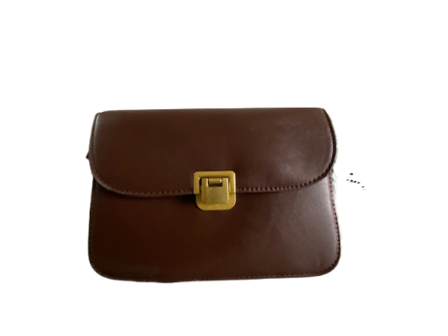 MCJ13.LBa-fotor-bg-remover-2025101522418 Ladies bag ref MCJ13.LB, Dark Brown, Light Brown - Image 1